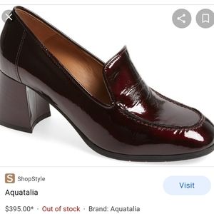 Aquatalia Heeled Loafers Michelle
